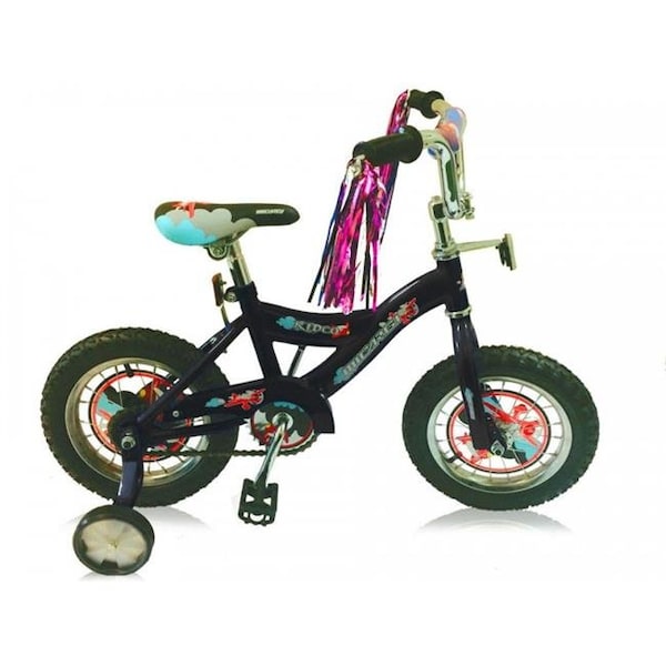 Micargi Micargi KIDCO-B-BK 12 in. Boys BMX Bicycle; Black - 18 x 7 x 36 in. KIDCO-B-BK - main